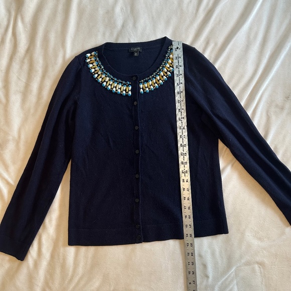 Talbots Sweaters - Talbots Navy Cardigan - Size Medium Petite